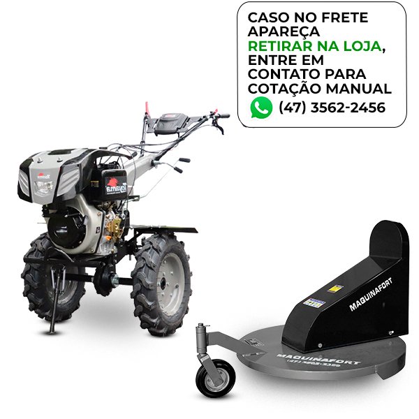 Combo Roçadeira RF700 + Motocultivador Toyama TDT135 R12