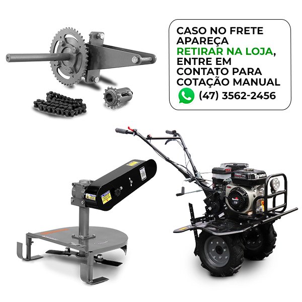 Combo Roçadeira RF-500 + Redutor de velocidade RVM +