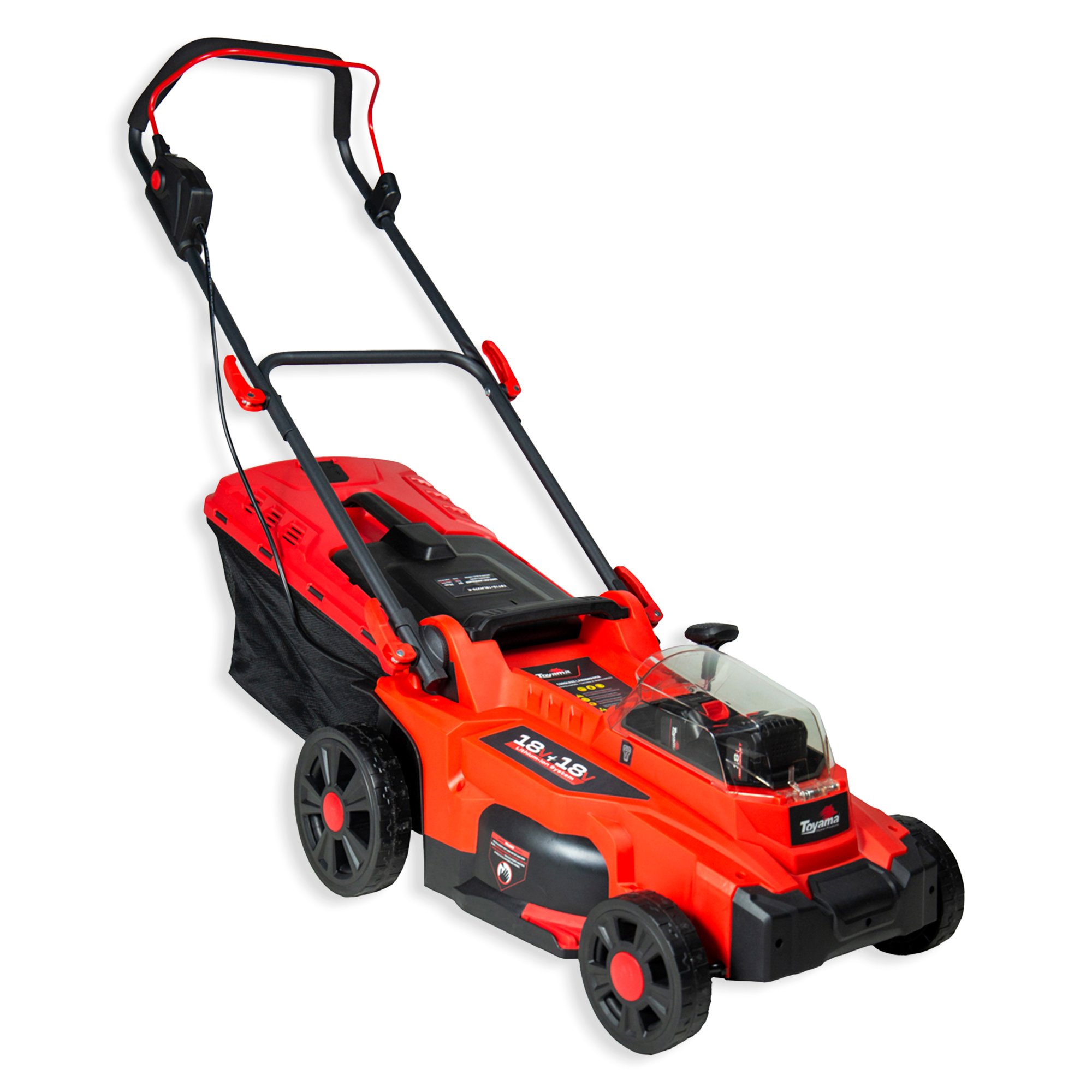 Cortador de Grama TBT18+18LM370-K 18 V + 18 V a Bateria TOYAMA